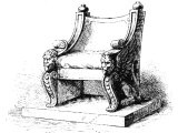 Roman chair of state - cf Mt.27.19